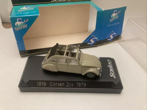 Solido Citroen 2 Cv 1979 Capote Open 1:43 1819