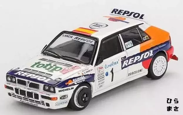 Mini GT Lancia Delta Hf Integrale Evo Repsol N 1 Rally Montecarlo Lhd 1993 Carlos Sainz Luis Moya 1:64 MGT01131-L