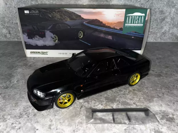 Greenlight Nissan Skyline Gt-r r34 1999 1:18 19030