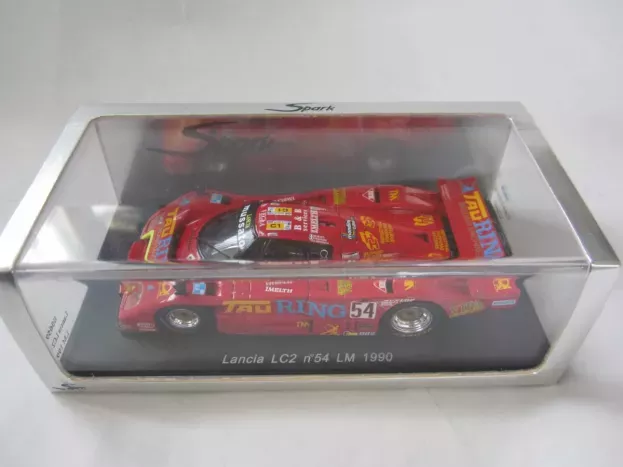 Spark Lancia Lc2 3.0l Turbo V8 Team Mussato Action Cars N 54 24h Le Mans 1990 M.monti F.magnani A.hepworth 1:43 S0659