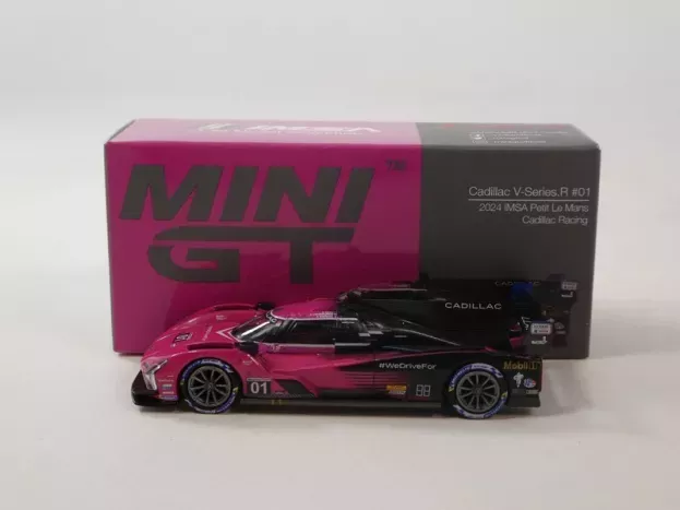 Mini GT Cadillac V-series-r Lmc55r 5.5l V8 Team Cadillac Racing N 01 Winner Imsa Petit Le Mans 2024 Sebastian Bourdais Scott Dixon Rengervan Der Zande 1:64 MGT01010-L