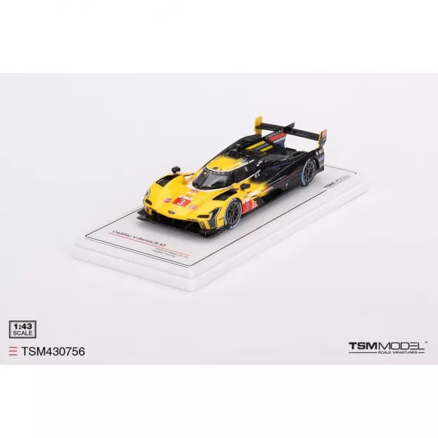 Truescale Cadillac V-series-r Lmc55r 5.5l V8 Team Cadillac Racing N 3 4th 24h Le Mans 2023 Sebastien Bourdais Scott Dixon Renger Van Der Zande 1:43 TSM430756
