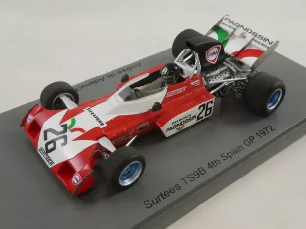Spark Surtees F1 Ts9b N 26 Spain Gp 1972 A.de Adamich 1:43 S3994
