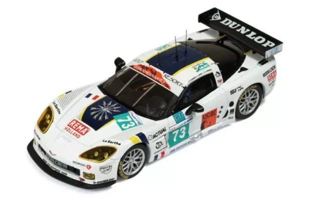 IXO Models Chevrolet Corvette C6.r Luc Alphand Aventures N 73 24h Le Mans 2nd Lmgt1 Class 2009 Y.clairay J.jousse X.maassen 1:43 LMM179