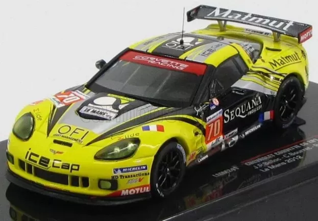 IXO Models Chevrolet Corvette C6 Zr1 Team Larbre Competition N 70 24h Le Mans 2012 J.p.belloc C.bourret P.gibon 1:43 LMM241