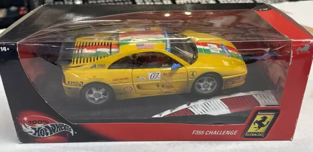 Hot Wheels Ferrari F355 Challenge N 7 1995 S.earle 1:18 29752