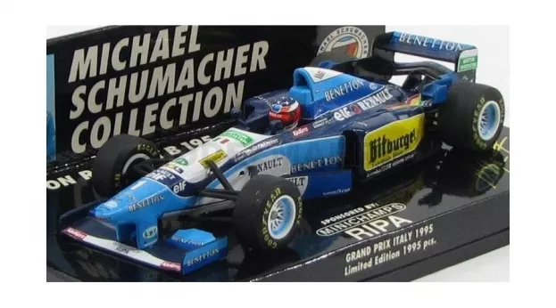 Minichamps Benetton F1 B195 Renault N 1 Italy Gp 1995 M.schumacher 1:43 510954315