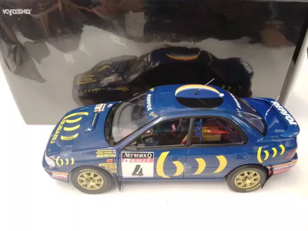 Kyosho Subaru Impreza 555 Repsol N 4 Winner Rally Rac Lombard 1994 C.mcrae D.ringer 1:18 08962A