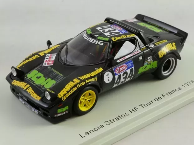 Spark Lancia Stratos Hf N 434 Rally Tour De France 1976 B.saby F.conconi 1:43 S9088