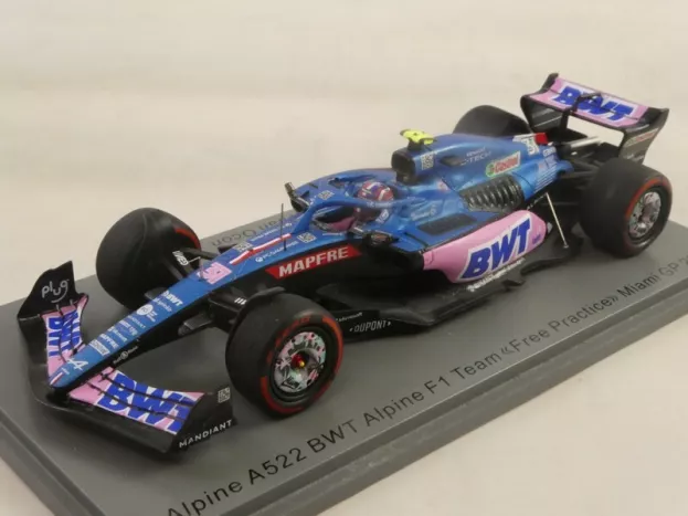 Spark Alpine F1 A522 Team Alpine Bwt N 31 Miami Gp 2022 Esteban Ocon 1:43 S8521