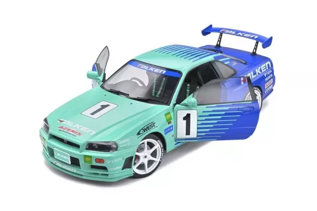 Solido Nissan Skyline r34 Gt-r Falken Drift Livery 1999 1:18 1804304