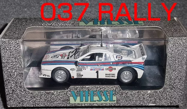 Vitesse Lancia 037 Martini Racing N 1 Rally Tour De Corse 1982 A.bettega M.perissinot 1:43 034A