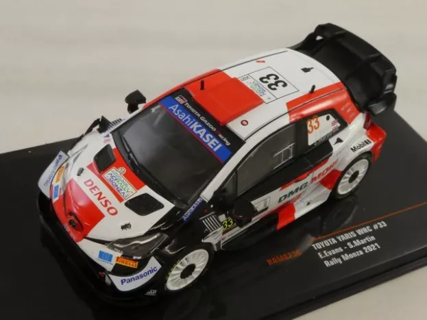 IXO Models Toyota Yaris Wrc Team Toyota Gazoo Racing Dmg Mori N 33 Rally Monza 2021 E.evans S.martin 1:43 RAM823B