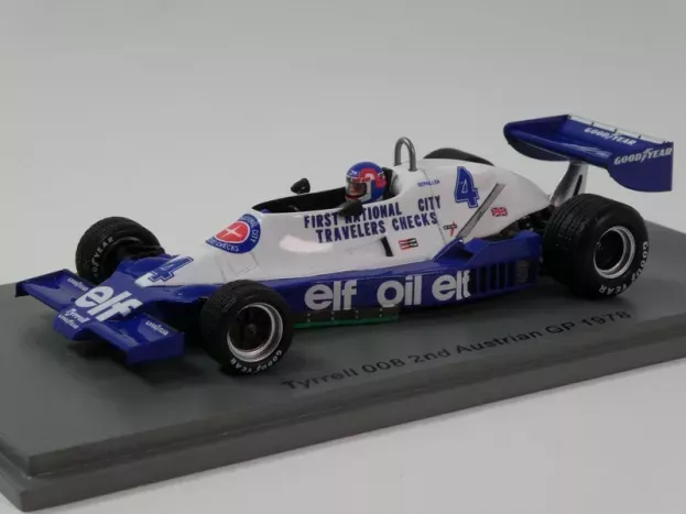 Spark Tyrrell F1 008 N 4 2nd Austrian Gp 1978 P.depailler 1:43 S7238
