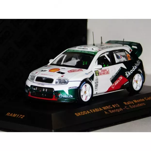IXO Models Skoda Fabia Wrc N 12 Rally Montecarlo 2005 A.bengue C.escudero 1:43 RAM172