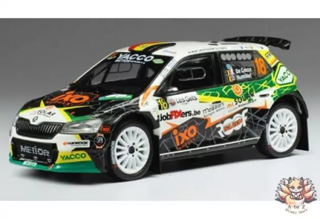 IXO Models Skoda Fabia R5 Evo Team Metior Sport N 18 Rally Condroz 2019 C.de Cecco J.humblet 1:43 RAM735