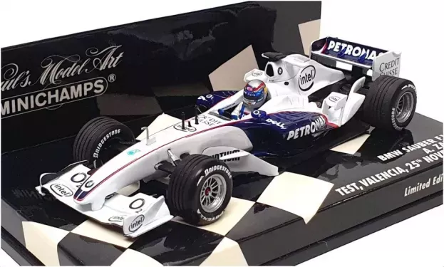 Minichamps Bmw F1 Sauber F1.06 Test Valencia 2006 Alex Zanardi 1:43 400060599