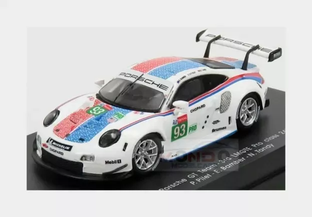 Spark Porsche 911 991-2 Rsr Team Porsche Gt N 91 2nd Lmgte Pro Class 24h Le Mans 2019 P.pilet E.bamber N.tandy 1:87 87S152