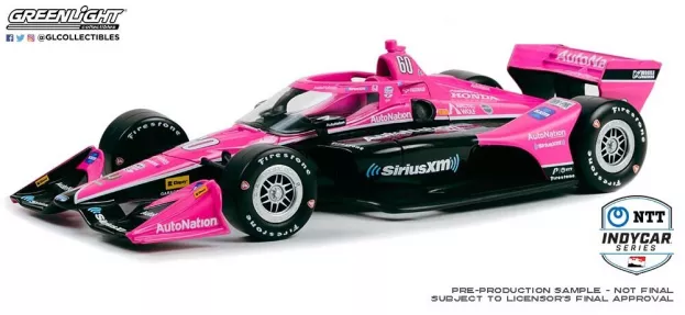 Greenlight Honda Team Meyer Shank Racing N 60 Indy 500 Indycar Series 2023 Simon Pagenaud 1:18 11186