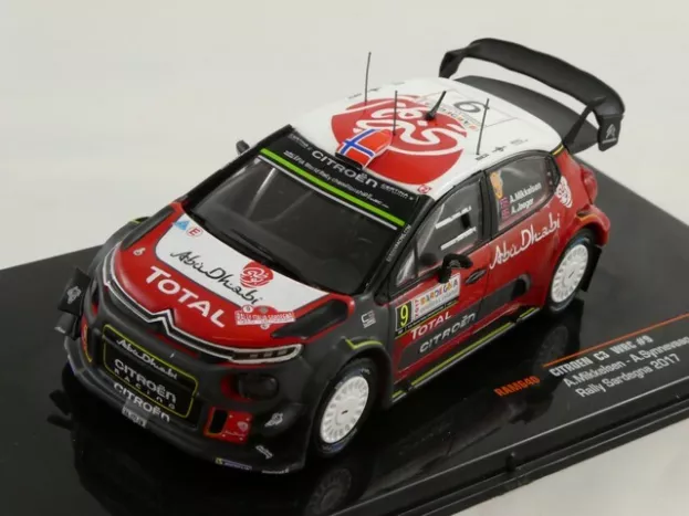 IXO Models Citroen C3 Wrc Abu Dhabi N 9 Rally Sardegna 2017 A.mikkelsen A.synnevaag 1:43 RAM640
