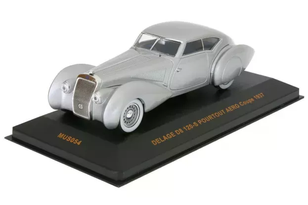 IXO Models Delage D8 120-s Pourtout Aero Coupe 1937 1:43 MUS054