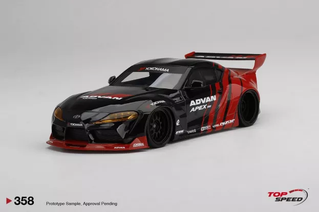 Truescale Toyota Supra Gr Advan Pandem 2019 1:18 TS0358