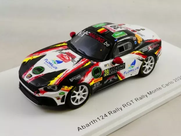 Spark Fiat 124 Abarth Rgt Team Lac Racing N 39 Rally Montecarlo 2020 L.caprasse R.herman 1:43 S6565