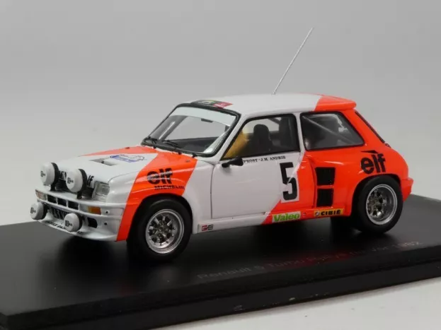 Spark Renault R5 Turbo N 5 Rally Du Var 1982 Alain Prost Jean Marc Andrie 1:43 SF197