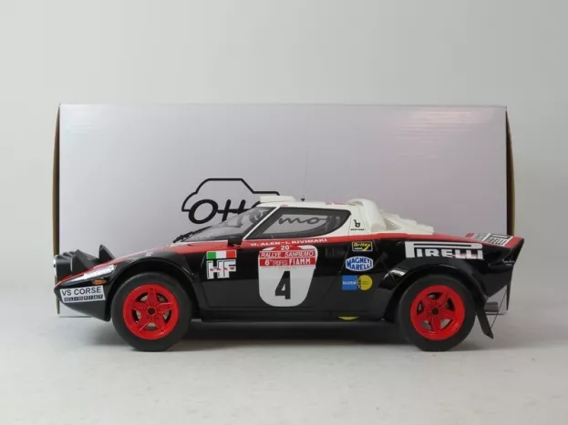 Ottomobile Lancia Stratos Hf Team Lancia Pirelli night Version N 4 Winner Rally Sanremo 1978 Markku Alen Ikka Kivimaki 1:12 G088