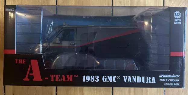 Greenlight Gmc Vandura Cargo G.series Van A-team 1983 1:18 13521