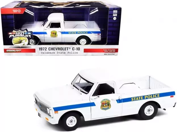 Greenlight Chevrolet C-10 Pick-up Delaware State Police 1972 1:24 85531