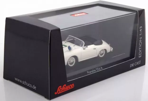 Schuco Porsche 356a Cabriolet Police 1955 1:43 02566