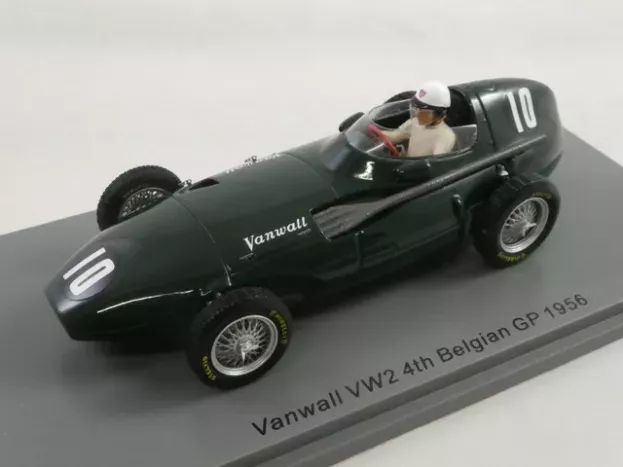 Spark Vanwall F1 Vw2 N 10 4th Belgium Gp 1956 H.schell 1:43 S7203