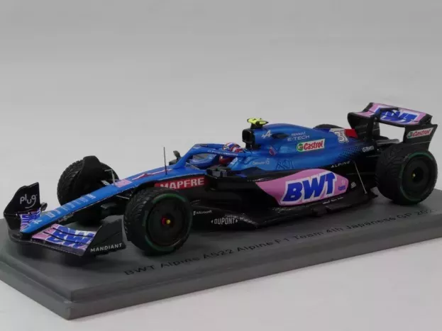 Spark Alpine F1 A522 Team Alpine Bwt N 31 4th Japan Gp 2022 Esteban Ocon 1:43 S8558