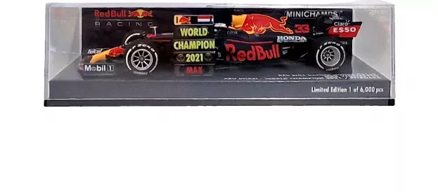 Minichamps Red Bull F1 Rb16b Honda Ra620h Team Red Bull Racing N 33 Winner Abu Dhabi Gp World Champion With Pit Board 2021 Max Verstappen 1:43 410212333