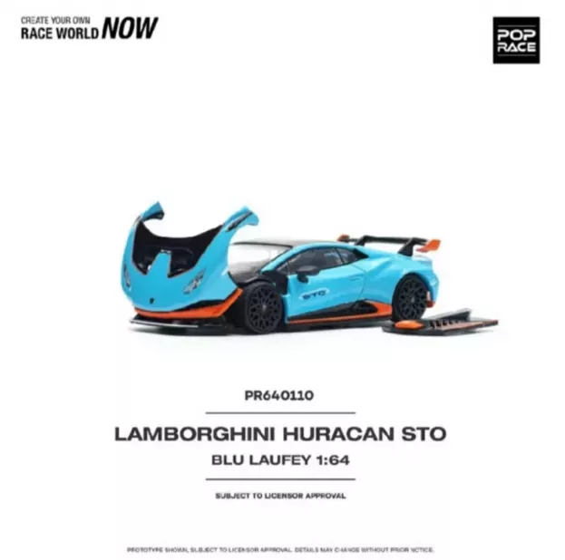Pop Race Lamborghini Huracan Sto Lp640-2 2021 1:64 PR640110