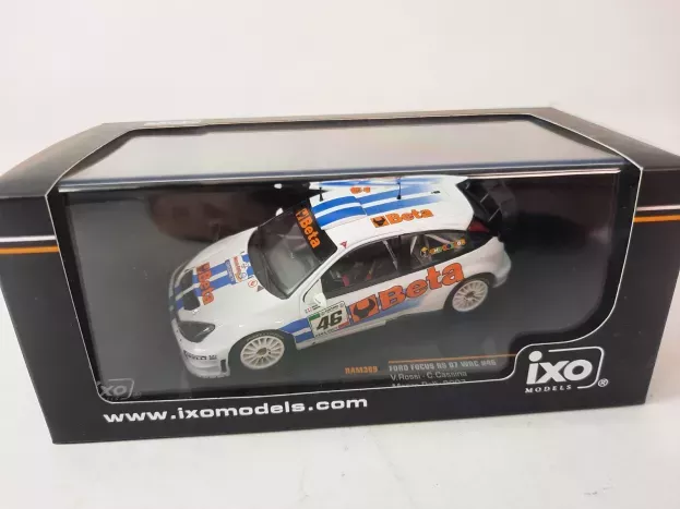 IXO Models Ford Focus Rs07 Wrc N 46 Rally Monza 2007 Valentino Rossi C.cassina 1:43 RAM369