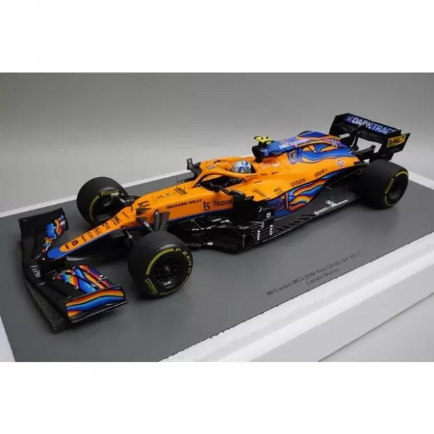 Spark Mclaren F1 Mcl35l Team Mclaren N 4 7th Abu Dhabi Gp 2021 Lando Norris 1:18 18S608