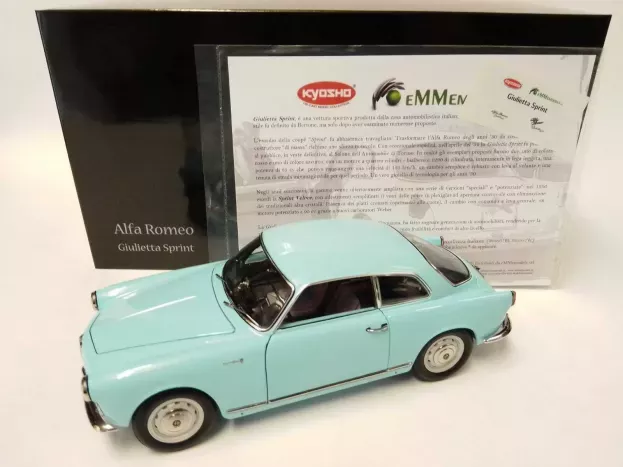 Kyosho Alfa Romeo Giulietta Sprint Coupe 1954 1:18 08957BL