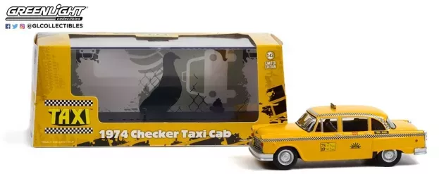 Greenlight Checker Checker Taxi Sunshine Cab Company 1974 1:43 86601