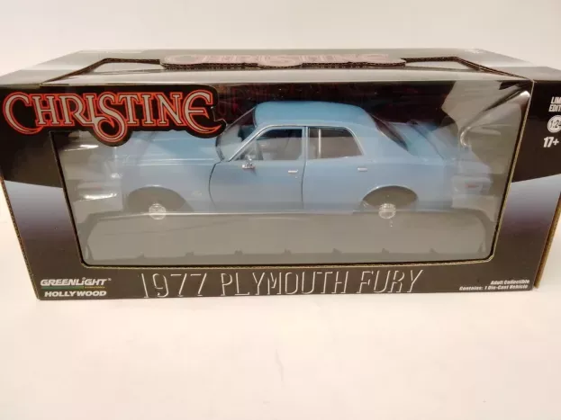 Greenlight Plymouth Fury 1977 Christine Movie Detective Rudolph Junkins 1:24 84142