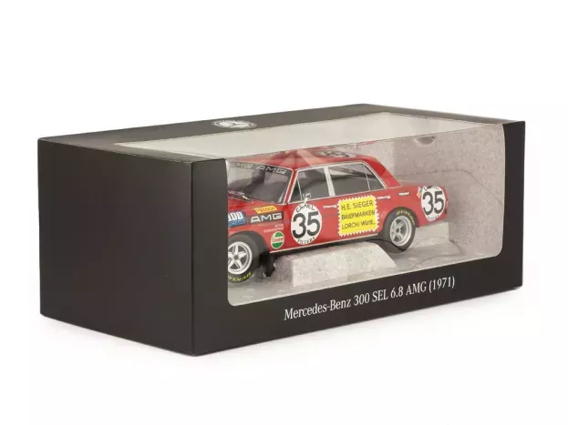 Minichamps Mercedes 300 Sel 6.8 Team Mercedes Amg N 35 2nd 24h Spa Francorchamps 1971 Hans Heyer Clemens Schickentanz 1:18 B66040650