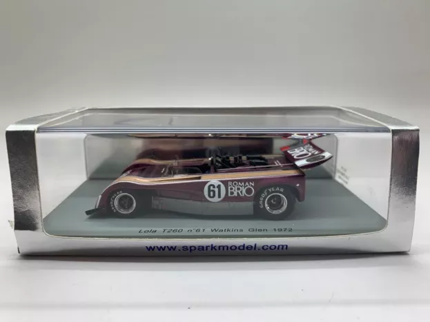 Spark Lola T260 N 61 Watkins Glen 1972 R.wissel 1:43 S1135