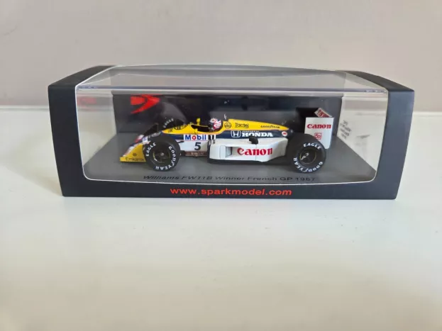 Spark Williams F1 Fw11b N 5 Winner France Gp 1987 N.mansell 1:43 S7482