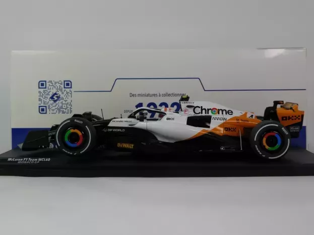 Solido Mclaren F1 Mcl60 Team Mclaren N 4 9th Monaco Gp 2023 Lando Norris 1:18 1811203