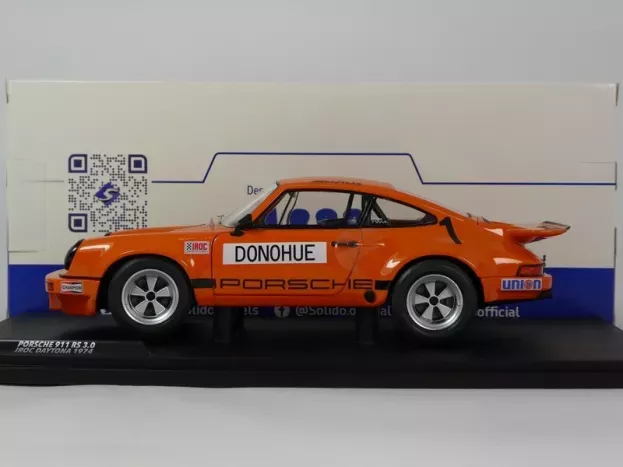 Solido Porsche 911 Rs 3.0l Coupe N 1 Winner Iroc Daytona 1974 Mark Donohue 1:18 1810701