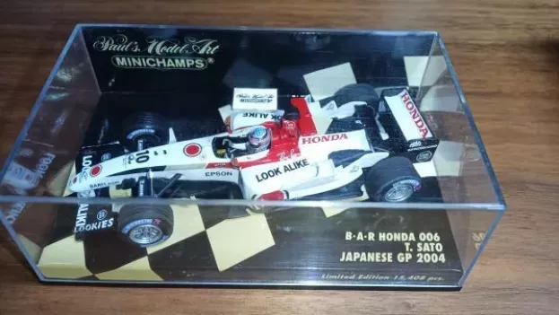 Minichamps Bar F1 006 Honda N 10 Gp Japan 2004 T.sato 1:43 400040110