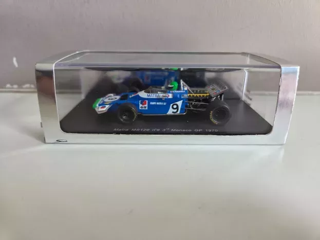 Spark Matra Simca F1 Ms120 N 9 3rd Monaco Gp 1970 Henri Pescarolo 1:43 S1601