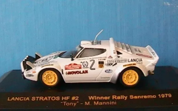 IXO Models Lancia Stratos Hf N 2 Winner Rally Sanremo 1979 Tony M.mannini 1:43 RAC114