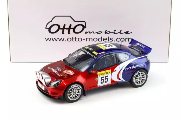 Ottomobile Ford Puma S1600 night Version N 55 Rally Montecarlo 2002 Francois Duval Jean Marc Fortin 1:18 OT456